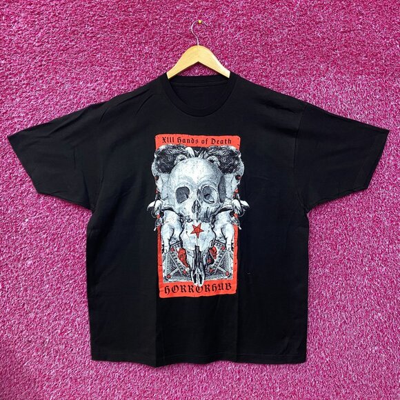 Horror Hub Hands Of Death T-Shirt 2XL - Picture 1 of 4